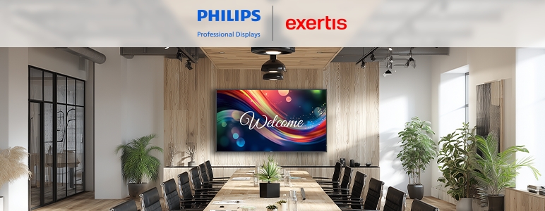 Philips Professional Displays, vår nya Nordiska partner inom signage- och mötesrumsteknik. 